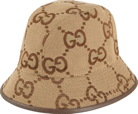 beige gucci bucket hat|authentic gucci bucket hat.